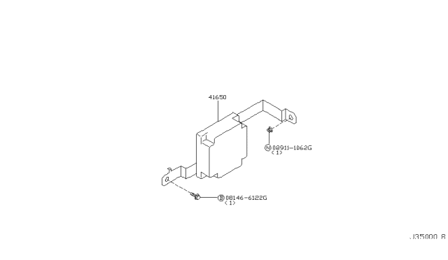 2003 Nissan Murano Transfer Control Parts Diagram 2