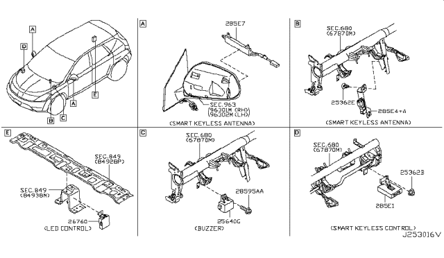 2006 Nissan Murano Electrical Unit Diagram 5