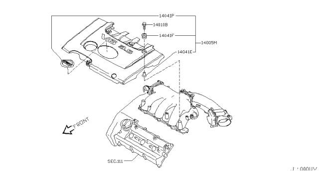 2006 Nissan Murano Manifold Diagram 1