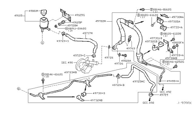2004 Nissan Murano Power Steering Piping Diagram 2