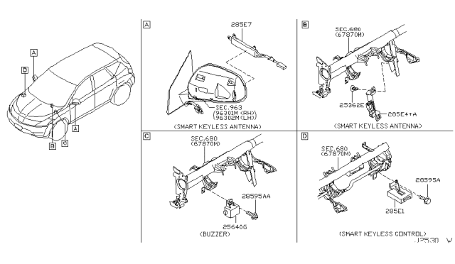 2006 Nissan Murano Electrical Unit Diagram 4
