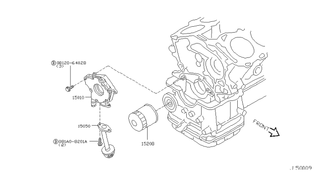 2006 Nissan Murano Lubricating System Diagram