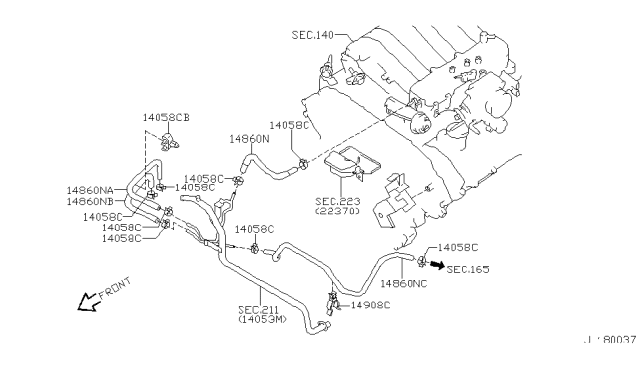 2001 Nissan Pathfinder Secondary Air System Diagram 3