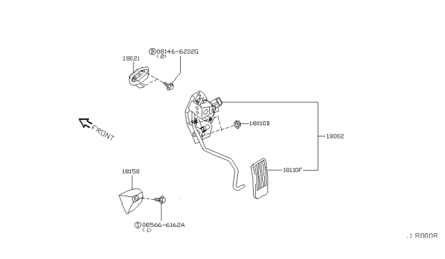 2002 Nissan Pathfinder Accelerator Linkage Diagram 3