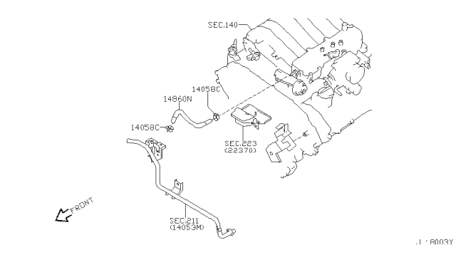 2003 Nissan Pathfinder Secondary Air System Diagram 3