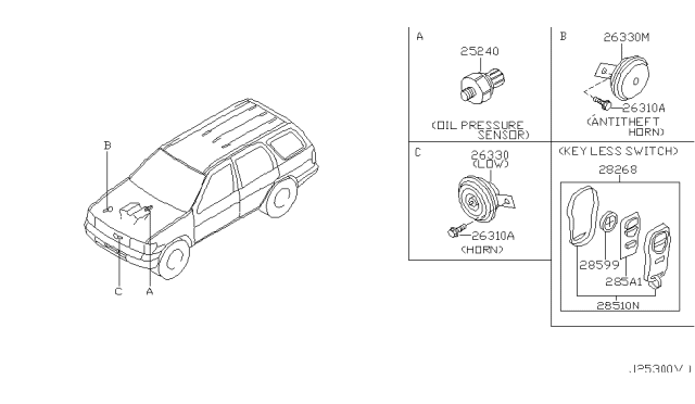 2004 Nissan Pathfinder Electrical Unit Diagram 2