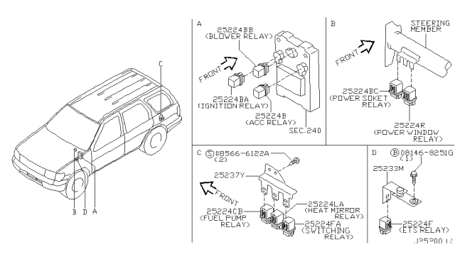 2003 Nissan Pathfinder Relay Diagram 6