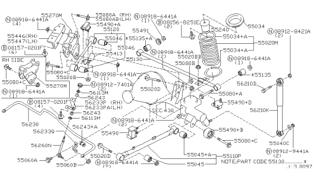 2003 Nissan Pathfinder Rear Suspension Diagram 3