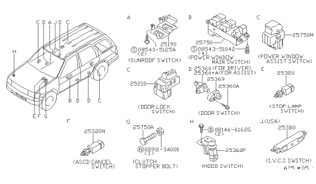 2000 Nissan Pathfinder Switch Diagram 5