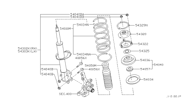 2003 Nissan Pathfinder Front Suspension Diagram 4