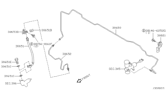 2002 Nissan Pathfinder Clutch Piping Diagram 2