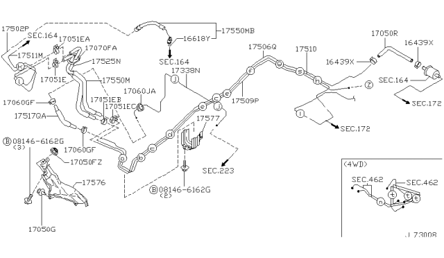 2000 Nissan Pathfinder Fuel Piping Diagram 3