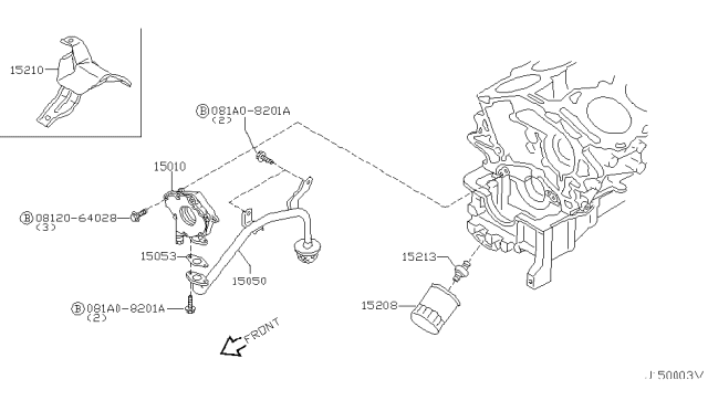 2000 Nissan Pathfinder Lubricating System Diagram 4