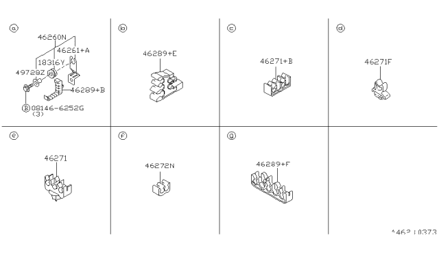 1998 Nissan Pathfinder Brake Piping & Control Diagram 1