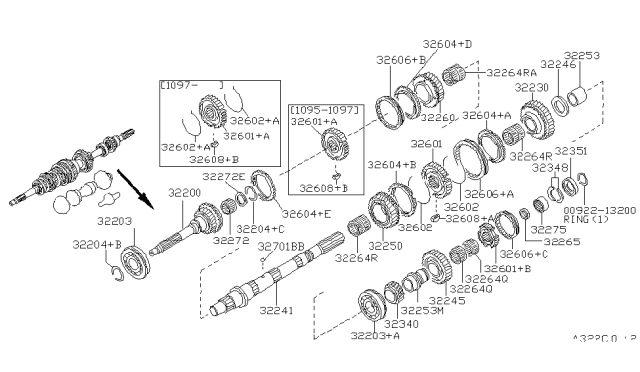 1997 Nissan Pathfinder Transmission Gear Diagram 3