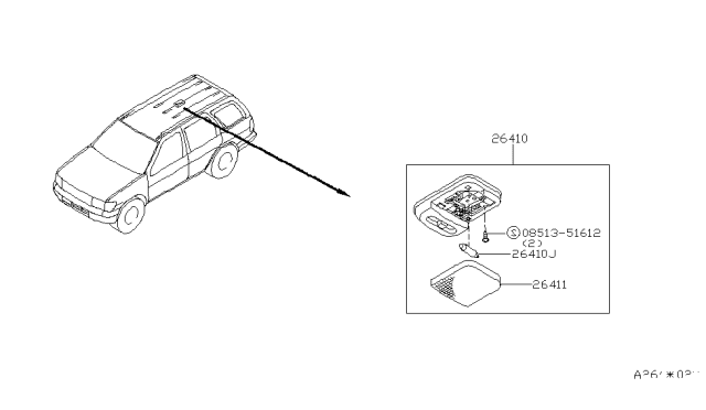 2004 Nissan Pathfinder Room Lamp Diagram 2