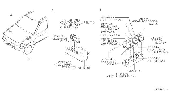 2001 Nissan Pathfinder Relay Diagram 3