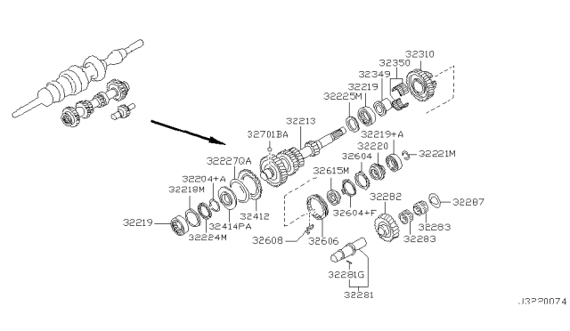 1999 Nissan Pathfinder Transmission Gear Diagram 1