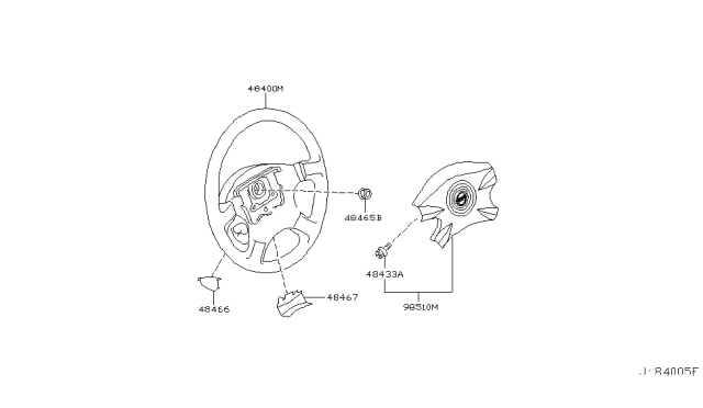 2004 Nissan Pathfinder Steering Wheel Diagram