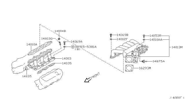 2002 Nissan Pathfinder Manifold Diagram 5