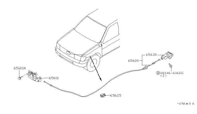 2001 Nissan Pathfinder Hood Lock Control Diagram