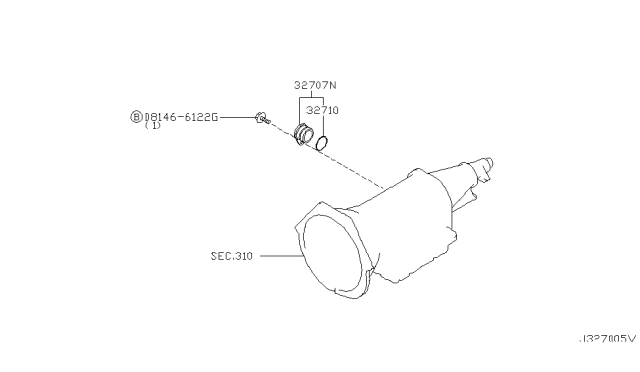 2003 Nissan Pathfinder Speedometer Pinion Diagram 2