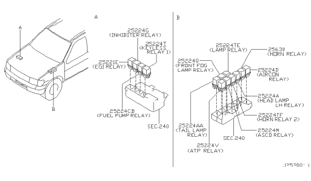 2001 Nissan Pathfinder Relay Diagram 2