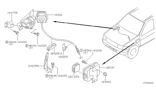 2003 Nissan Pathfinder Auto Speed Control Device Diagram