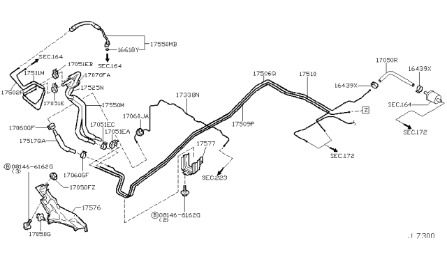 2002 Nissan Pathfinder Fuel Piping Diagram 7