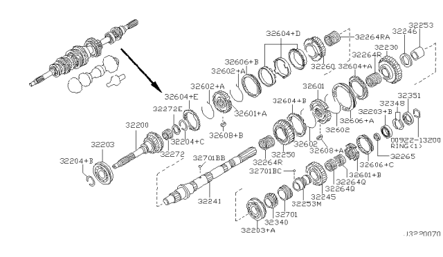 1999 Nissan Pathfinder Transmission Gear Diagram 7