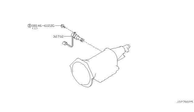 2002 Nissan Pathfinder Speedometer Pinion - Diagram 5