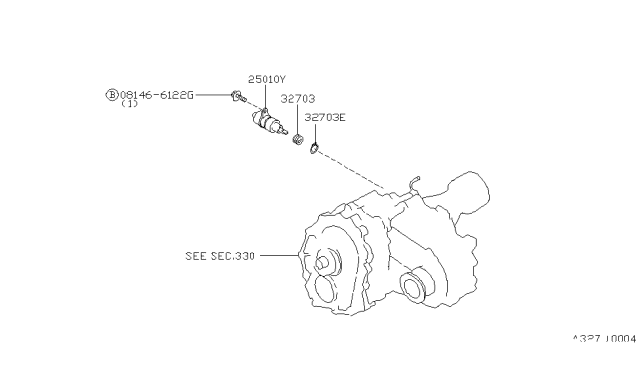 2001 Nissan Pathfinder Speedometer Pinion Diagram 7