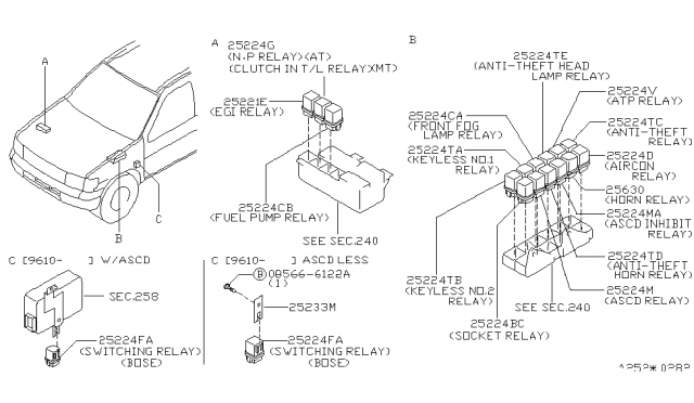 1999 Nissan Pathfinder Relay Diagram 2