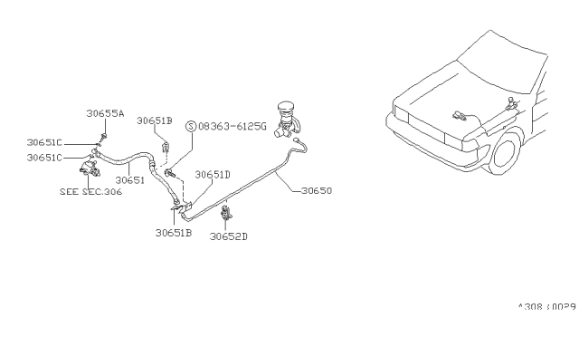 1988 Nissan Stanza Clutch Piping Diagram 2