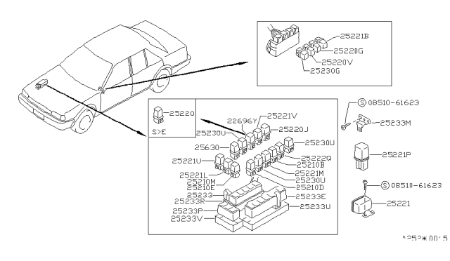 1987 Nissan Stanza Relay Diagram