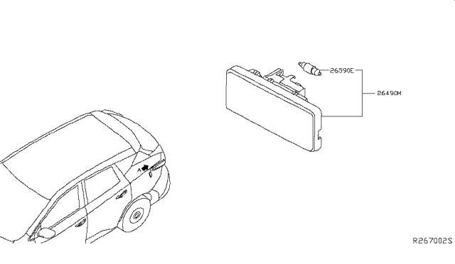 2015 Nissan Murano Lamps (Others) Diagram