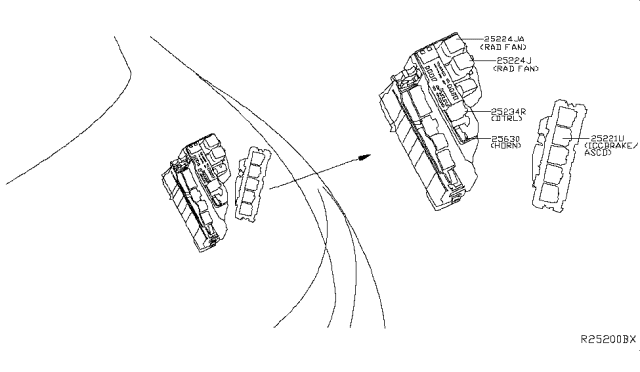 2016 Nissan Murano Relay Diagram 1