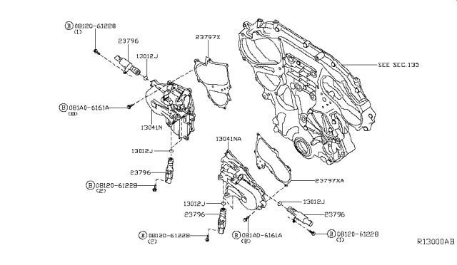 2019 Nissan Murano Camshaft & Valve Mechanism Diagram 3