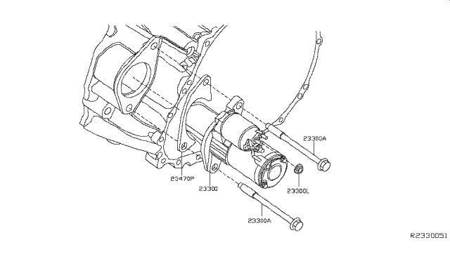 2017 Nissan Murano Starter Motor Diagram