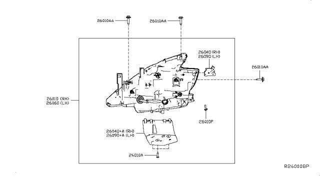 2018 Nissan Murano Headlamp Diagram 2