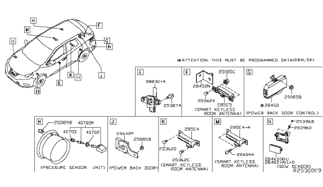 2016 Nissan Murano Electrical Unit Diagram 5