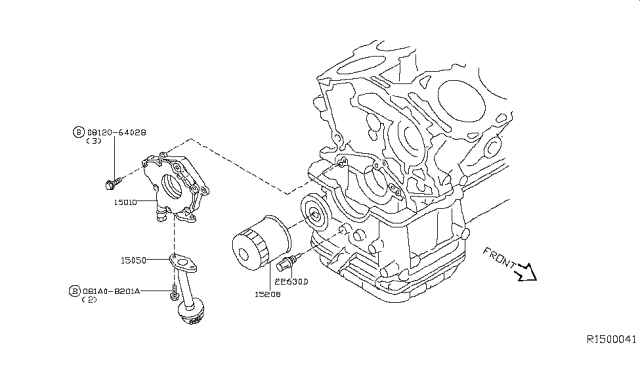 2019 Nissan Murano Lubricating System Diagram