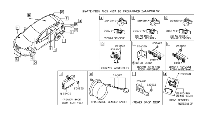 2018 Nissan Murano Electrical Unit Diagram 7