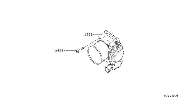 2008 Nissan Altima Throttle Chamber Diagram 1