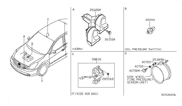 2009 Nissan Altima Electrical Unit Diagram 3