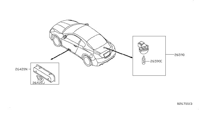 2011 Nissan Altima Lamps (Others) Diagram