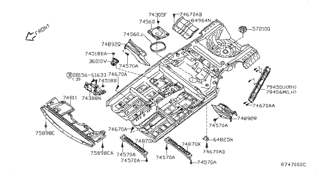 2007 Nissan Altima Floor Fitting Diagram 1