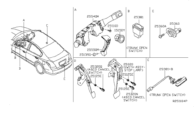 2009 Nissan Altima Switch Diagram 1