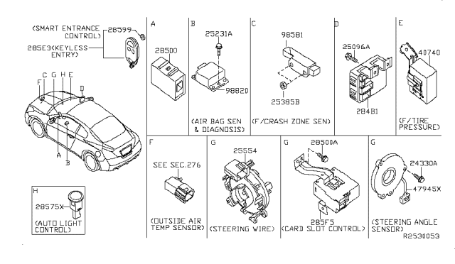 2008 Nissan Altima Electrical Unit Diagram 3