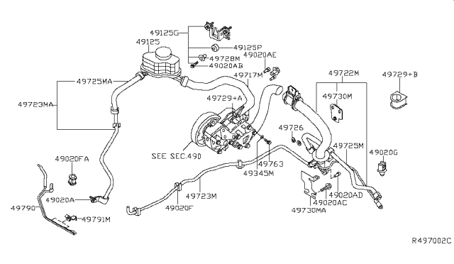 2011 Nissan Altima Power Steering Piping Diagram 1